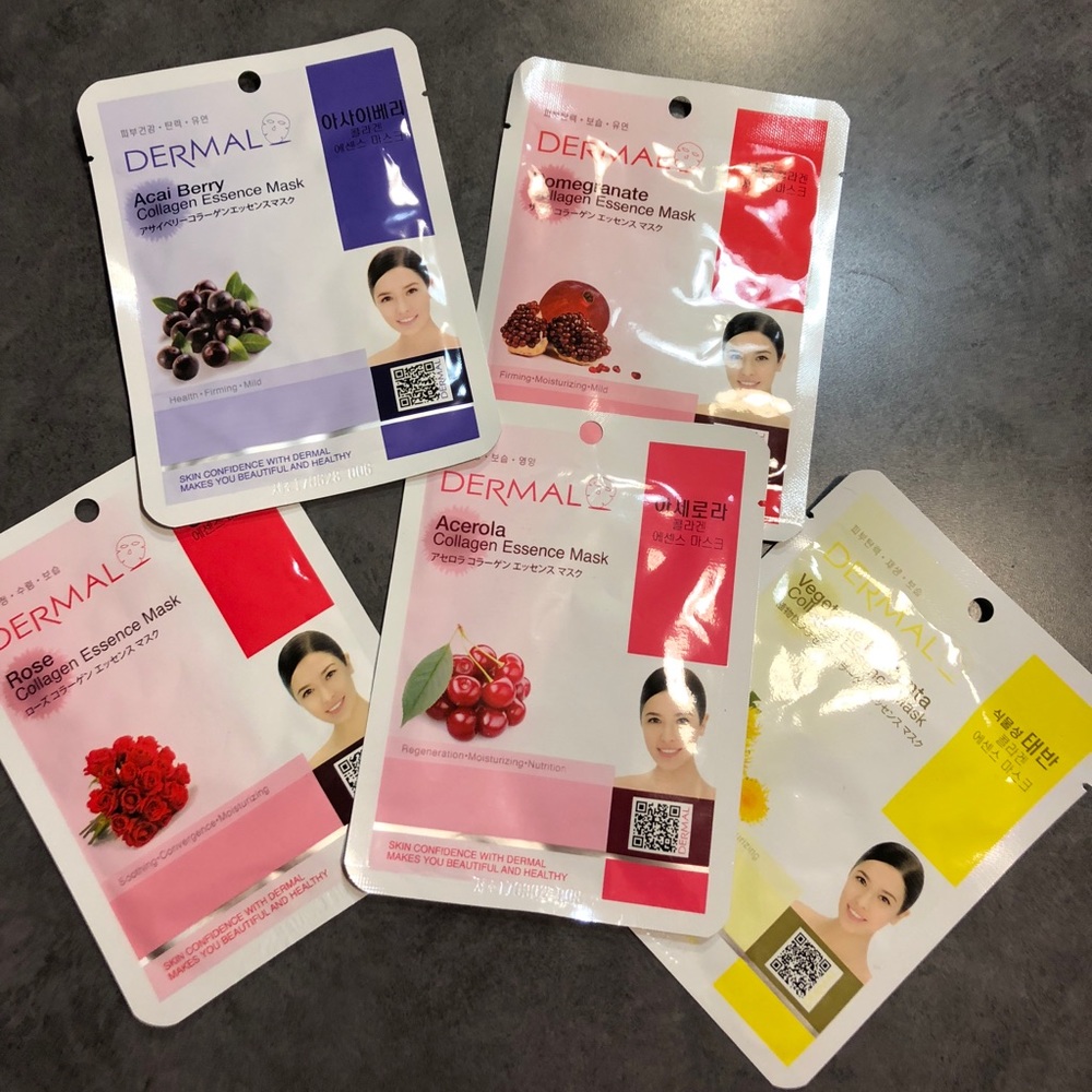 Dermal Korean Face Mask Set